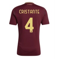 Camiseta AS Roma Bryan Cristante #4 Primera Equipación Replica 2024-25 mangas cortas